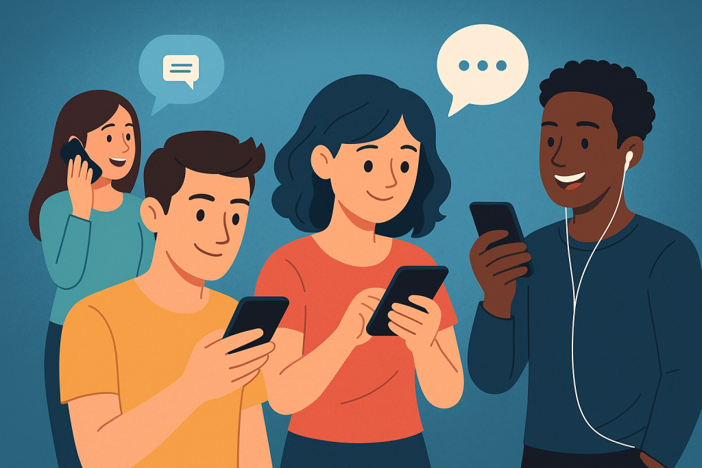Najlepšie online chatovacie aplikácie v roku 2025